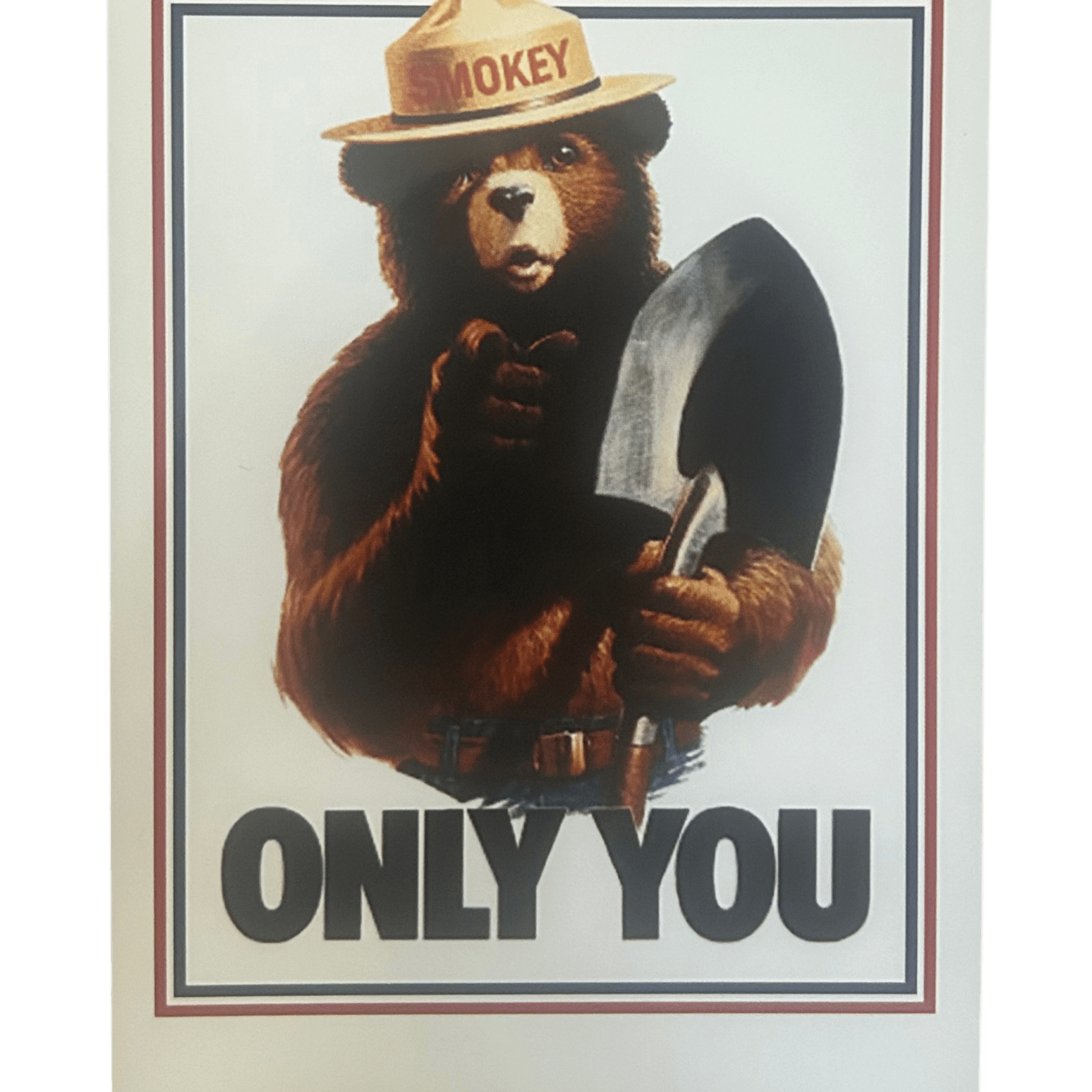 Postcard - 4X6 Smokey Bear White Only You 47224-46 - Zion Natl Park Forever Project