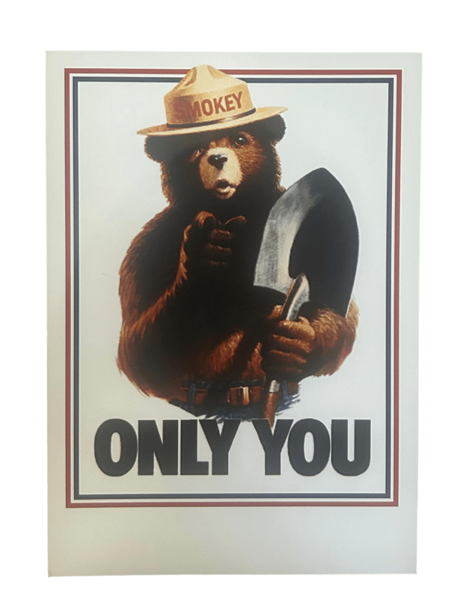 Postcard - 4X6 Smokey Bear White Only You 47224-46 - Zion Natl Park Forever Project