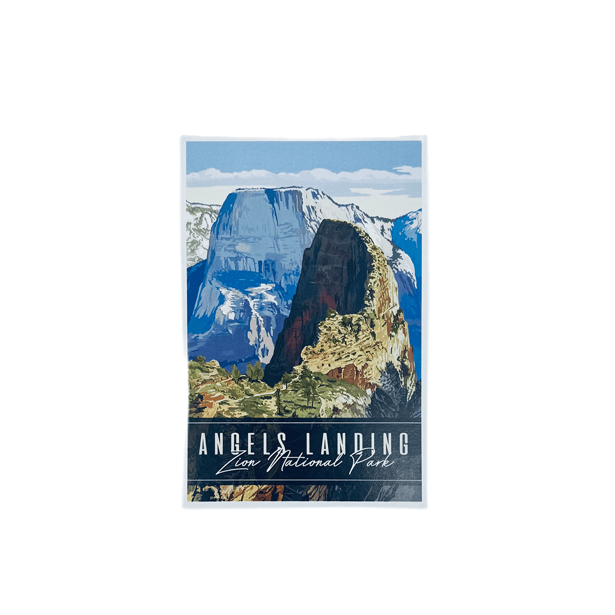 Postcard - Angels Landing 87787 - Zion Natl Park Forever Project
