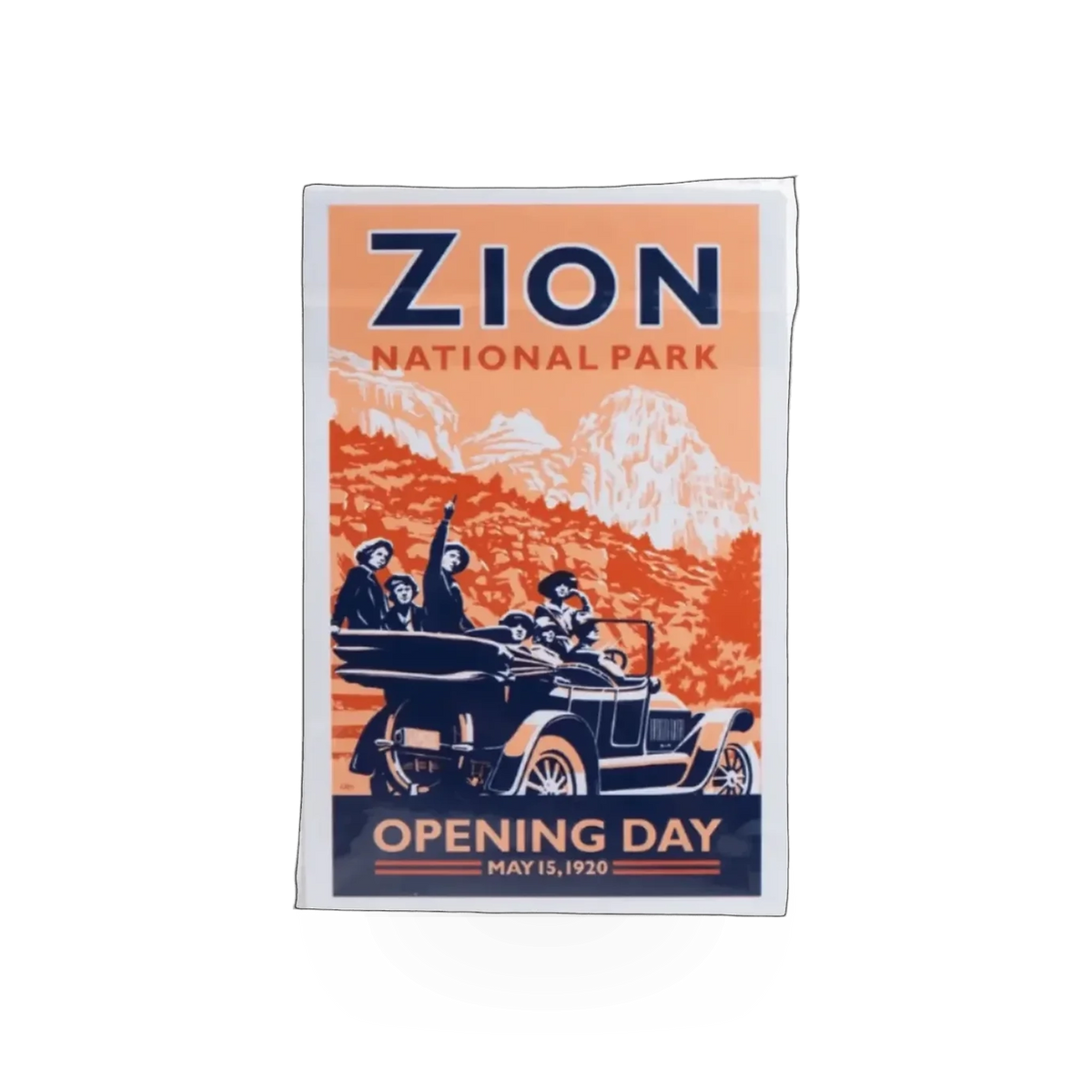 Vintage Utah National Parks postcard set by John Clark featuring scenic images of iconic parks and natural landmarks.