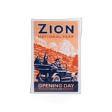 Vintage Utah National Parks postcard set by John Clark featuring scenic images of iconic parks and natural landmarks.
