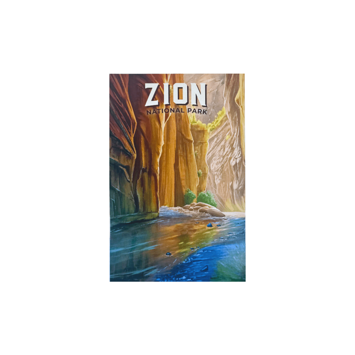 Postcard - The Narrows 110601 - Zion Natl Park Forever Project