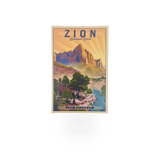 Vintage-style postcard featuring The Watchman by Lantern Press, showcasing scenic artwork of the landmark.