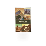 Lantern Press Utah Parks postcard featuring scenic images of Utah's national parks and natural landscapes.