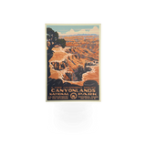 Vintage WPA postcard by Ranger Dougs Enterprise featuring historic artwork and scenic design on a rectangular postcard.
