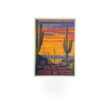 Colorful WPA-themed postcard featuring vintage artwork, created by Ranger Dougs Enterprise, suitable for mailing or decorative use.