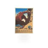 Vintage WPA postcard from Ranger Dougs Enterprise featuring historic artwork and detailed design, ideal for collectors and history enthusiasts.