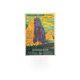 Vintage WPA postcard from Ranger Dougs Enterprise featuring artwork representing the Works Progress Administration program.
