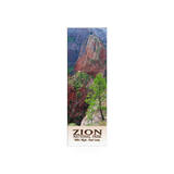 Impact Photographics poster of Angels Landing mountain landscape with rugged cliffs and scenic views, perfect for wall decor.