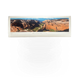 Blakeway Zion 2 poster featuring a detailed aerial view of Zion National Park's stunning landscape and rugged cliffs.