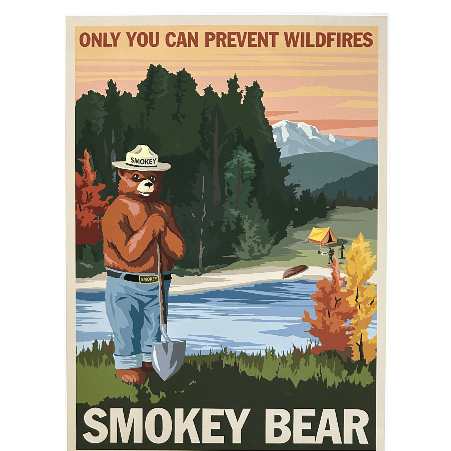Poster - Smokey Bear - 47378C-38F - Zion Natl Park Forever Project