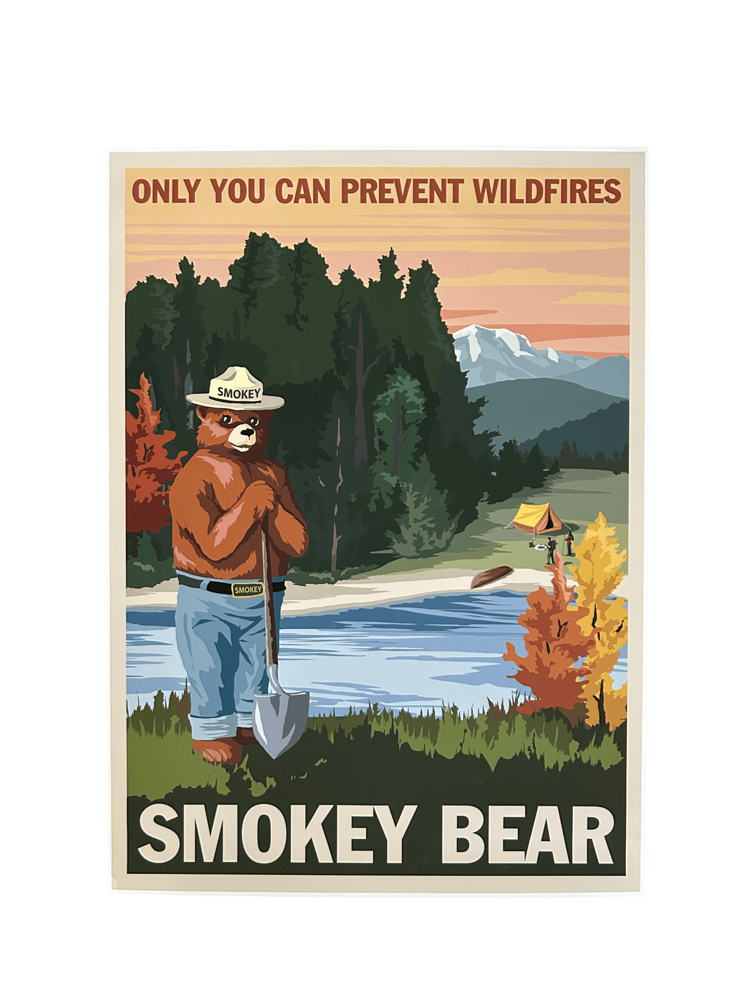 Poster - Smokey Bear - 47378C-38F - Zion Natl Park Forever Project
