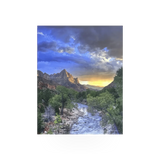 Turville Watchman D poster by Turville & Accomplices featuring detailed artwork of a watchman character on a vibrant background