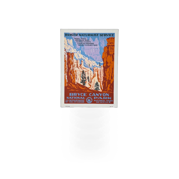 Ranger Dougs Enterprise WPA Bryce poster featuring scenic landscape art in vibrant colors.