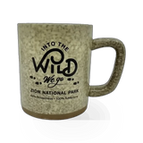 Impact Photographics Into The Wild themed mug featuring a nature-inspired design, ceramic cup with detailed wildlife imagery.