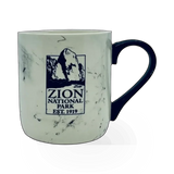 Impact Photographics marble mug with a stylish design, featuring a smooth surface and modern marble pattern.
