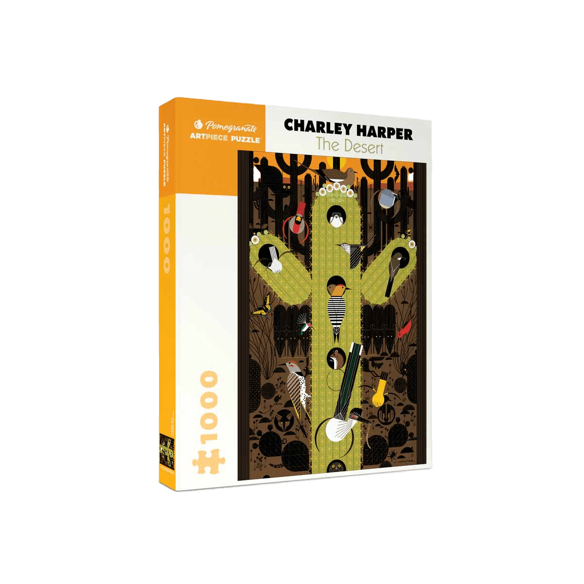 Puzzle - Charley Harper - The Desert 1000 Pc Jigsaw - Zion Natl Park Forever Project