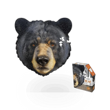 300-piece I Am Black Bear puzzle by Madd Capp Games, featuring a detailed illustration of a black bear for family fun.