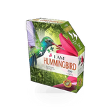 300-piece I Am Hummingbird puzzle by Madd Capp Games, featuring a detailed image of a vibrant hummingbird for recreational use.