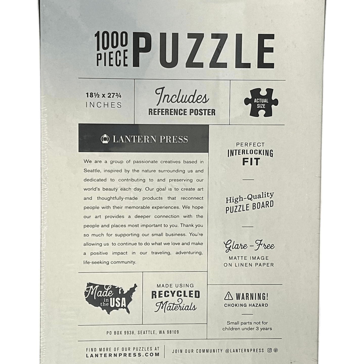 Puzzle - Natl Parks 111628-1000PZ - Zion Natl Park Forever Project