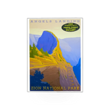 Impact Photographics puzzle featuring Angels Landing mountain scene, 77518-O8S, with vibrant details and scenic landscape imagery.