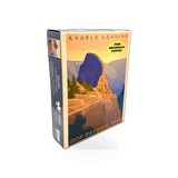 Impact Photographics RR Angels Landing puzzle, 77518-O8S, featuring a scenic mountain landscape with rugged cliffs and blue sky.