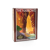 Impact Photographics Puzzle - RR Narrows 77272-08S, a detailed view of the vibrant landscape puzzle pieces and artwork.