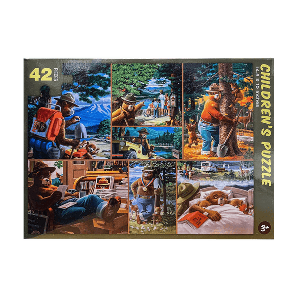 Puzzle - Smokey Bear Kids - 14KZB-47236 - Zion Natl Park Forever Project