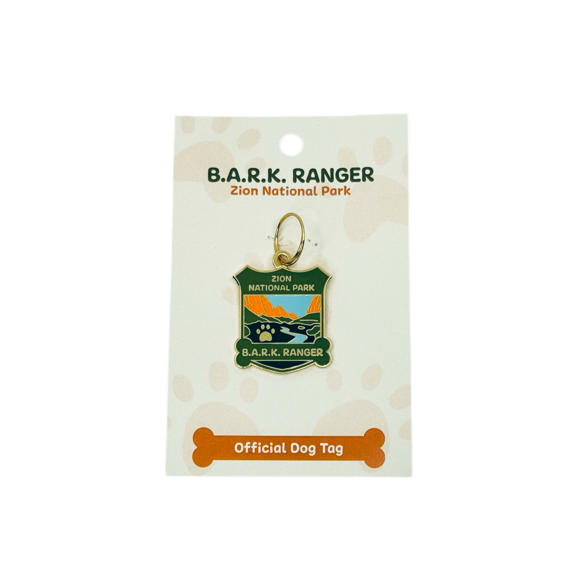 BARK Ranger - Dog Tag - Zion - Zion Natl Park Forever Project