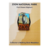 Hiking Stick Medallion - Checkerboard Bighorn - Zion Natl Park Forever Project