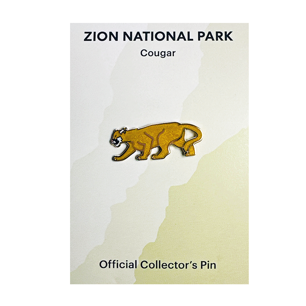 Pin - Animal - Mountain Lion/Cougar - Zion Natl Park Forever Project