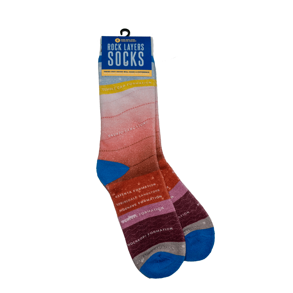 Sock - Zion Rock Layers - Zion Natl Park Forever Project