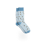 Conscious Step bees theme sock featuring a colorful bee pattern on soft fabric, perfect for casual wear.