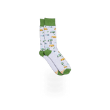 Conscious Step Parks theme sock featuring a colorful park scene, made from soft, breathable fabric for comfortable wear.