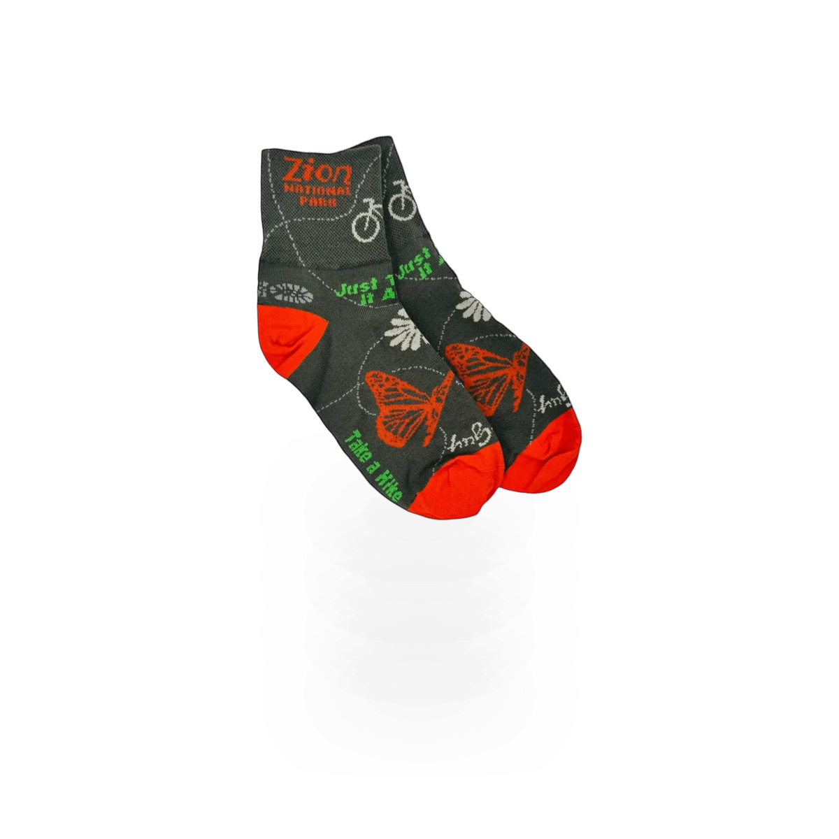 Black Sock Guy Taking It All In 3" theme sock with colorful graphic design and comfortable fit, ideal for casual wear.