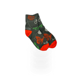 Black Sock Guy Taking It All In 3" theme sock with colorful graphic design and comfortable fit, ideal for casual wear.