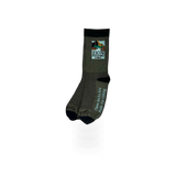 Sock Guy The Watchman 6-inch themed sock featuring detailed watch and gear patterns in vibrant colors.