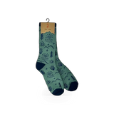 JACK & SAGE Zion theme sock featuring bold patterns in vibrant colors, designed for comfort and style.
