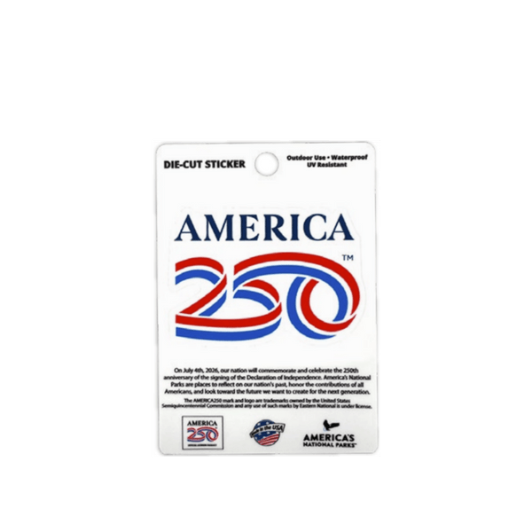 Sticker - America 250 with Ribbon Logo - Zion Natl Park Forever Project