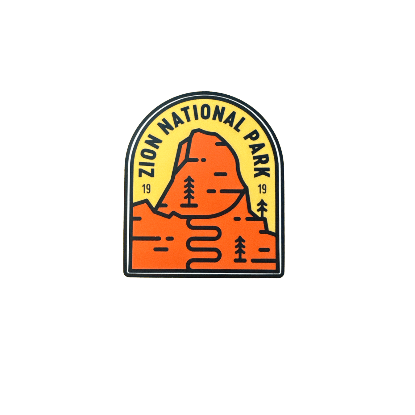 Sticker - Angels Landing Fell - Zion Natl Park Forever Project