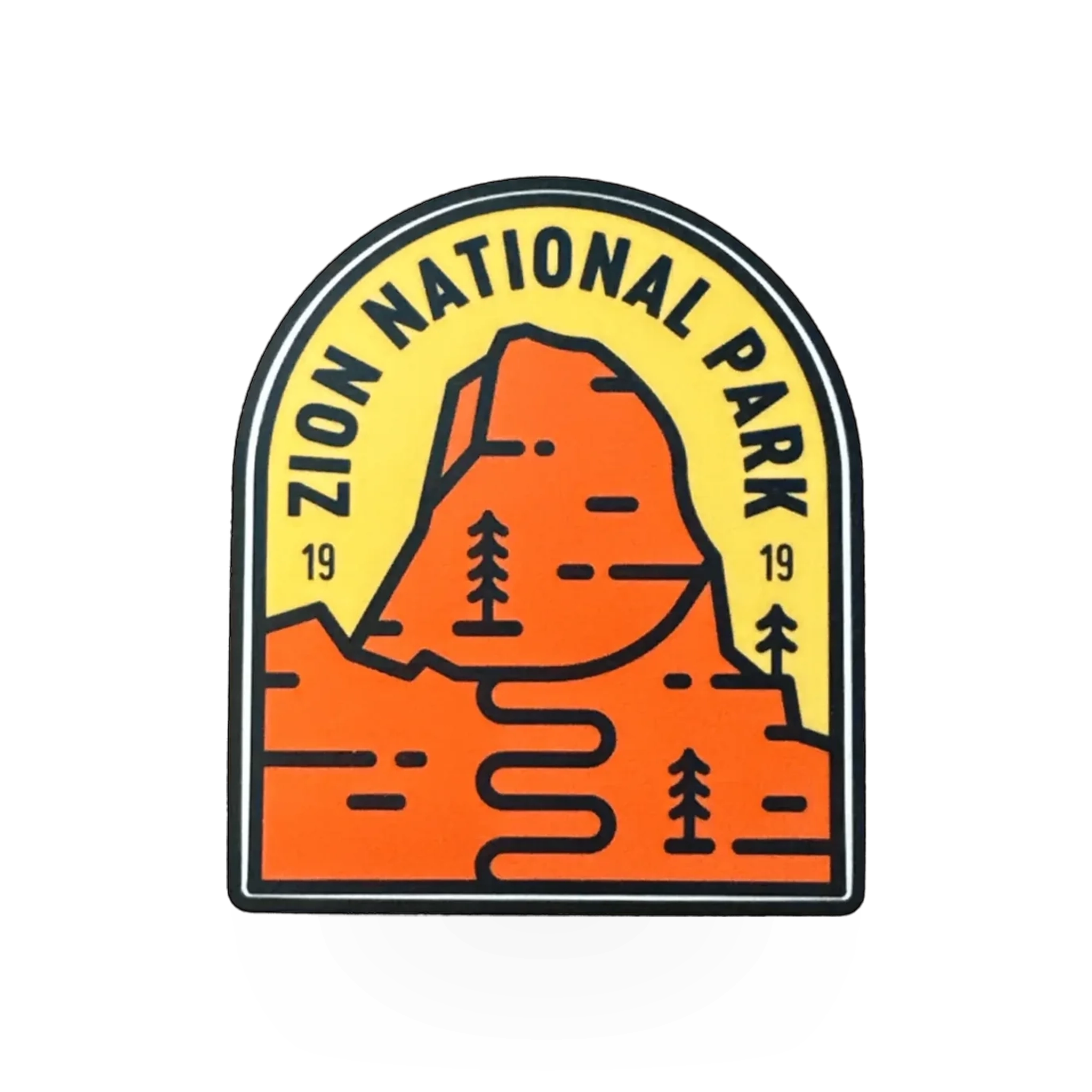 Fell Angels Landing sticker featuring a vibrant design, perfect for decorating laptops, water bottles, or notebooks.