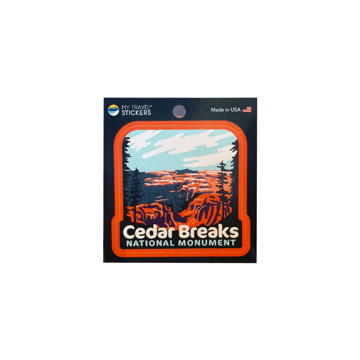 Sticker - CEBR Overlook - Zion Natl Park Forever Project
