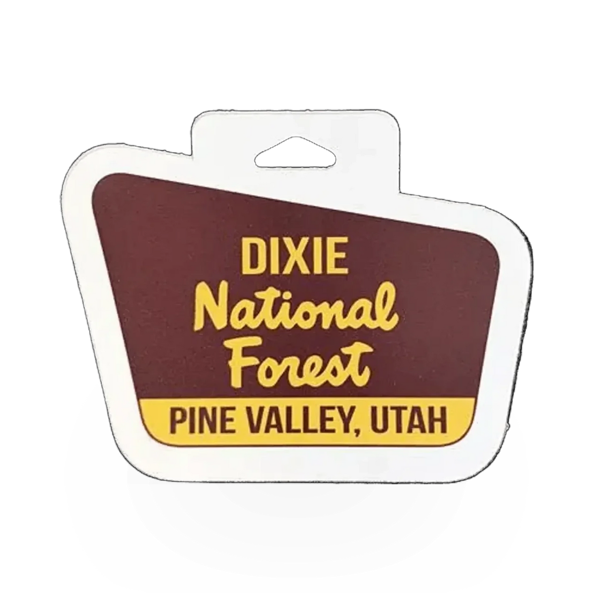 Impact Photographics Dixie National Forest sticker featuring Pine Valley scene, detailed VA design on a durable adhesive sticker.