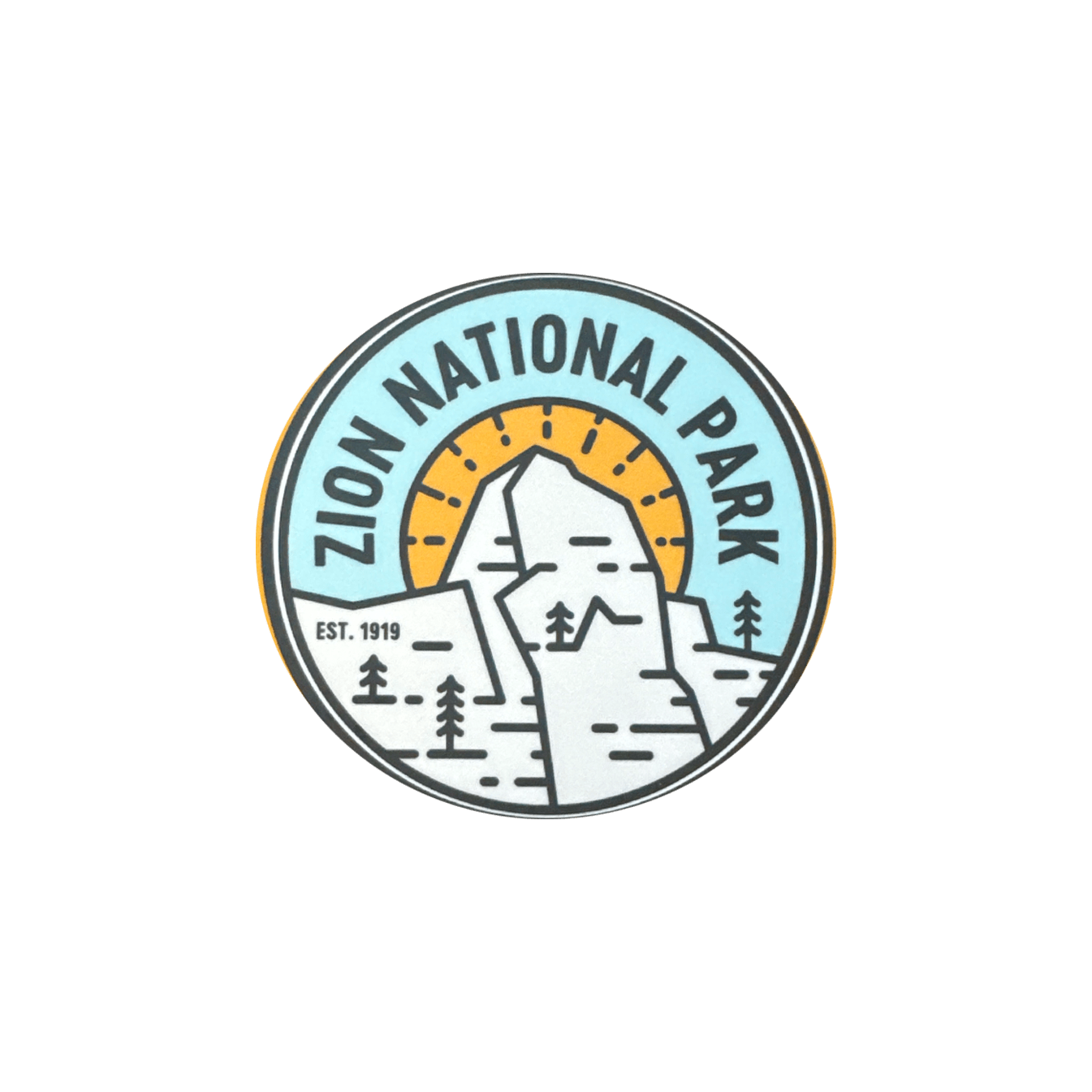 Sticker - GWT Sun Fell - Zion Natl Park Forever Project