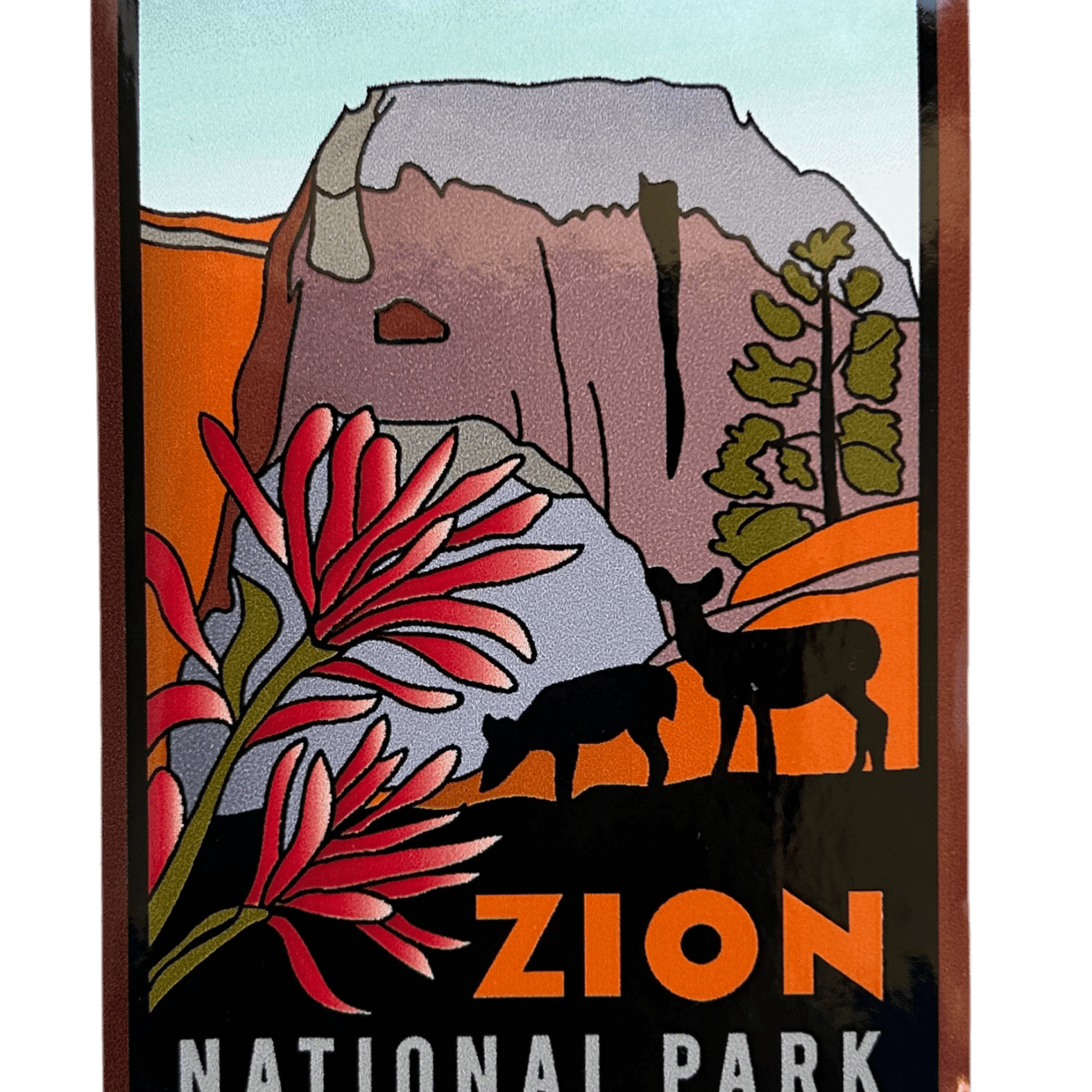 Sticker - GWT Wildflower Decal - Zion Natl Park Forever Project