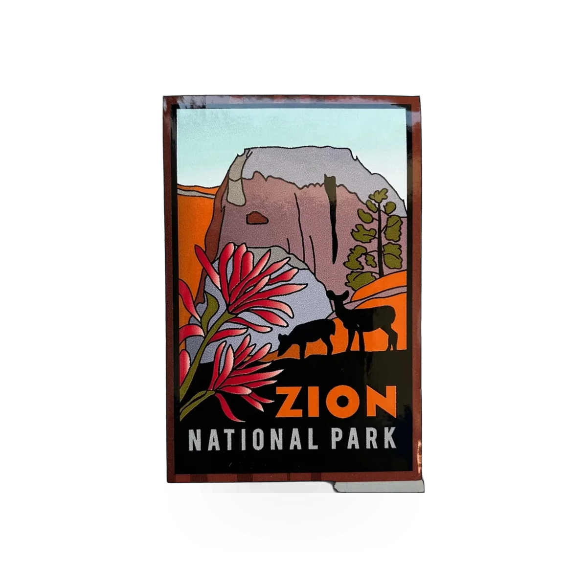 GWT Wildflower decal sticker by My Travel Stickers showing colorful wildflower design on a transparent background.