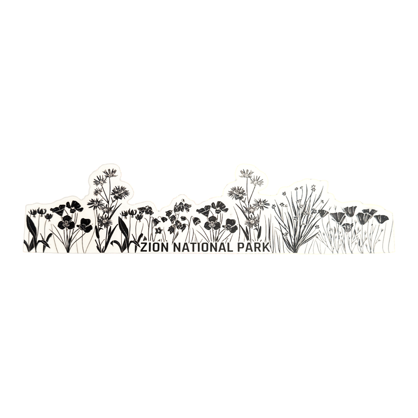 Sticker - Ink Wildflowers Wrap - Zion Natl Park Forever Project