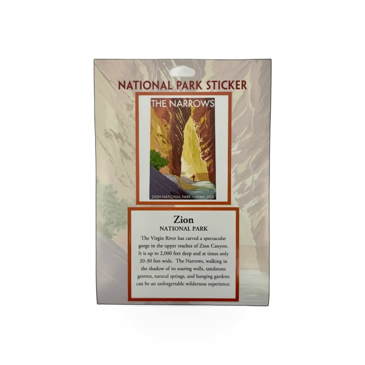 Impact Photographics Narrows RR Passport sticker, featuring bold design and clear text, ideal for train and travel enthusiasts.
