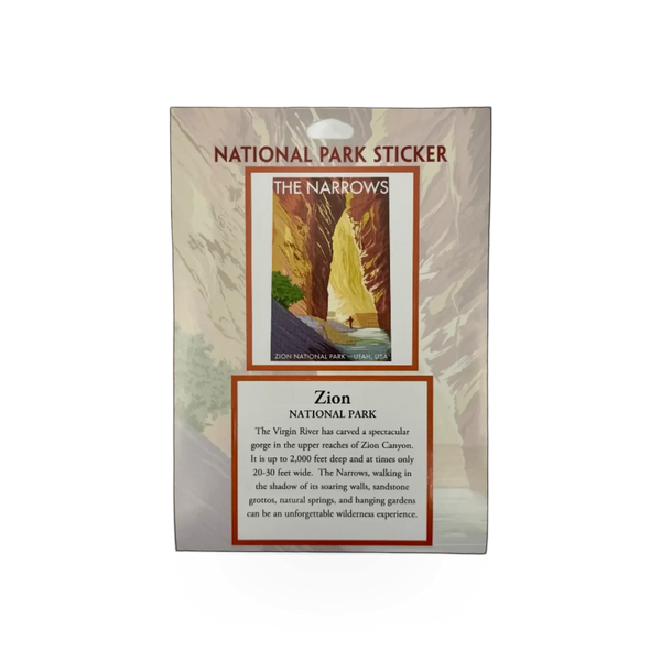 Impact Photographics Narrows RR Passport sticker, featuring bold design and clear text, ideal for train and travel enthusiasts.