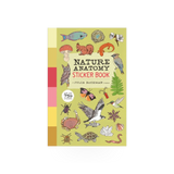 Nature Anatomy sticker book by Hachette Book Group USA featuring colorful nature-themed stickers on a white background.